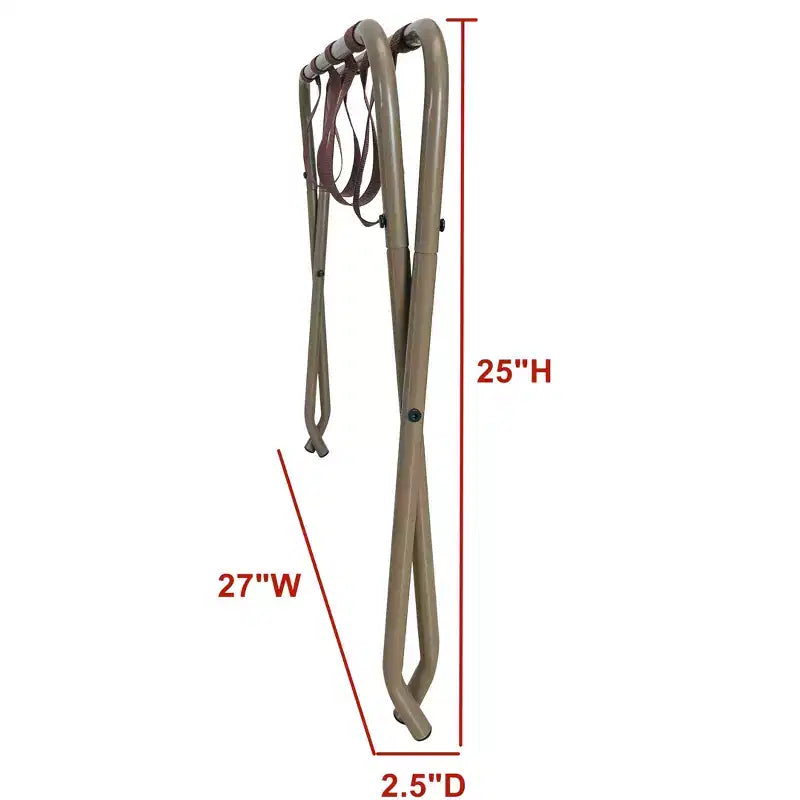 Porte-bagages pliable, support de valise élégant, doré