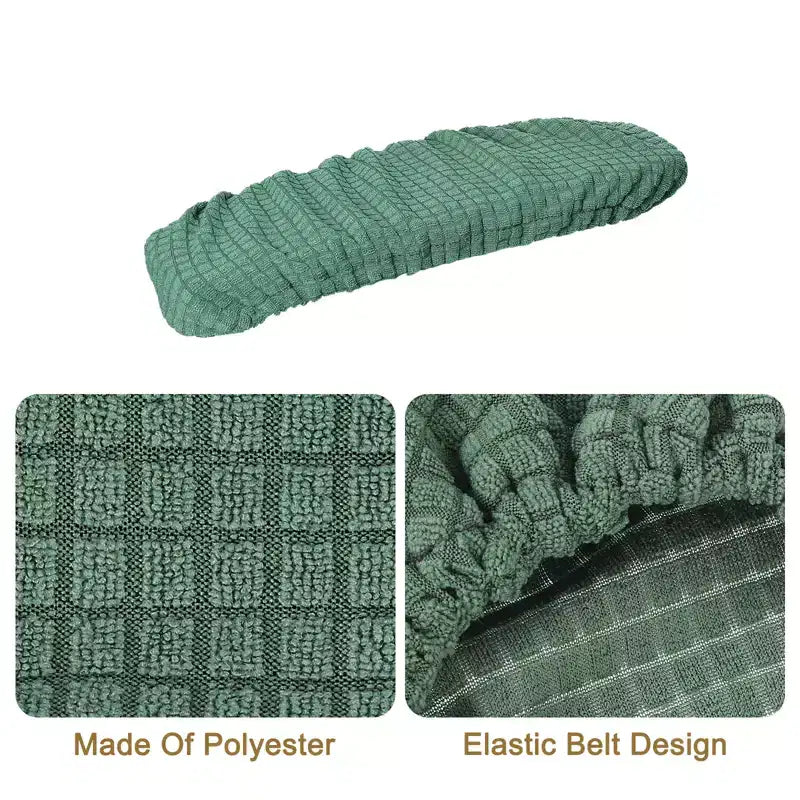 Housse d'accoudoir de chaise de bureau en polyester haute élasticité, infroissable et anti-boulochage