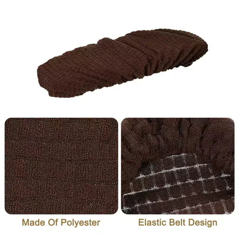 Housse d'accoudoir de chaise de bureau en polyester haute élasticité, infroissable et anti-boulochage
