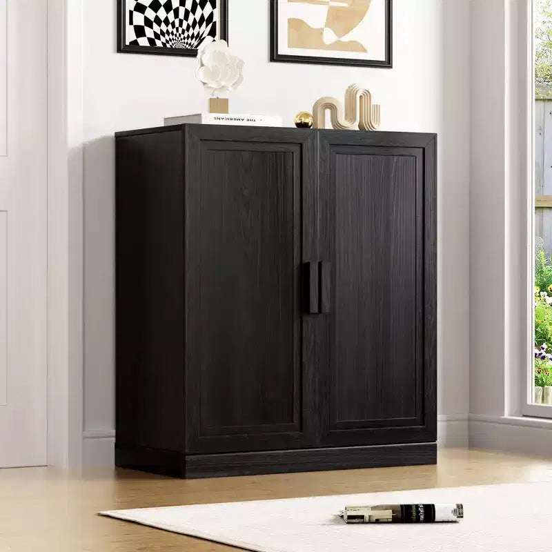 Dovelina Gershwin Accent Storage Cabinet - Versatile Organizer with Adjustable Shelves and Cable Management
