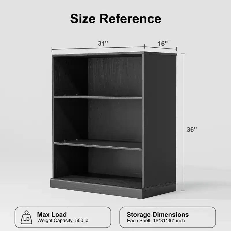 Meuble de rangement d'appoint - Organisateur polyvalent avec étagères réglables et gestion des câbles