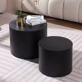 MAYEERTY 2-Piece Round Coffee Table Set No Assembly Living Room Office Bedroom