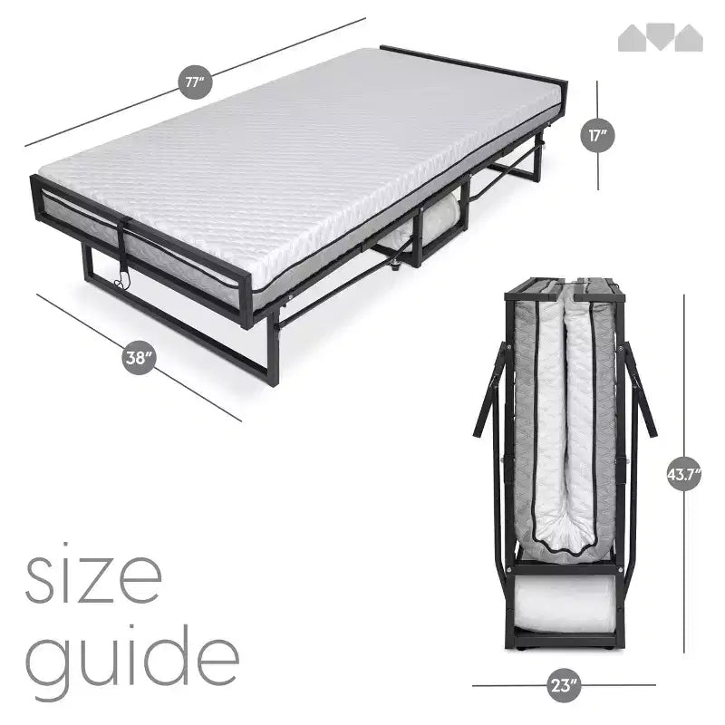 Lit pliant présidentiel de luxe avec matelas