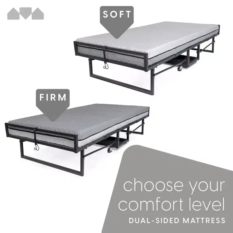 Lit pliant présidentiel de luxe avec matelas