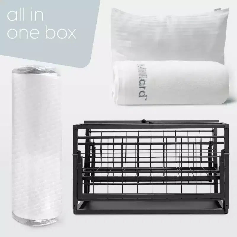 Lit pliant présidentiel de luxe avec matelas