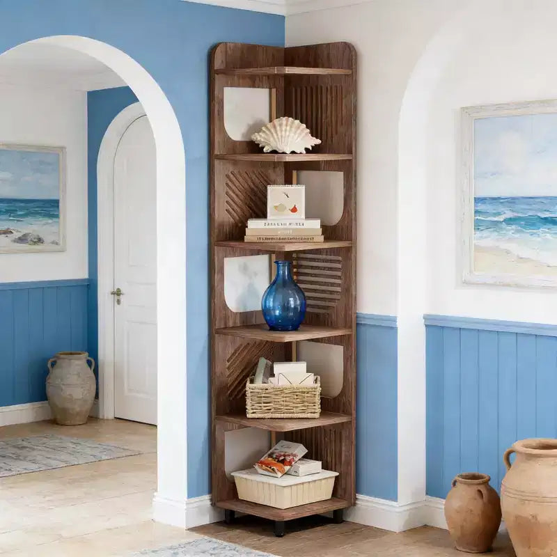 Étagère de rangement moderne de 183 cm