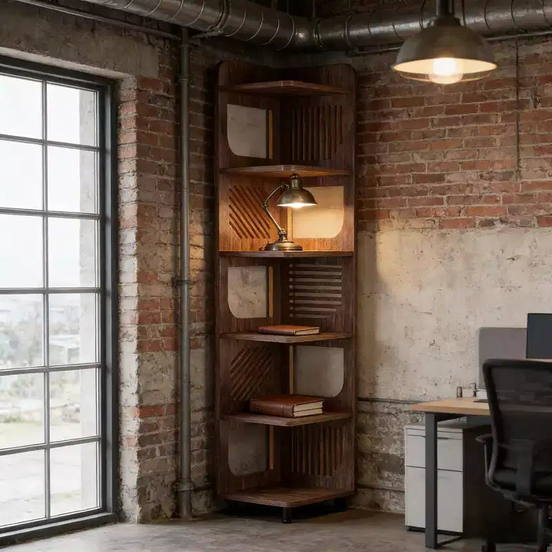 Étagère de rangement moderne de 183 cm