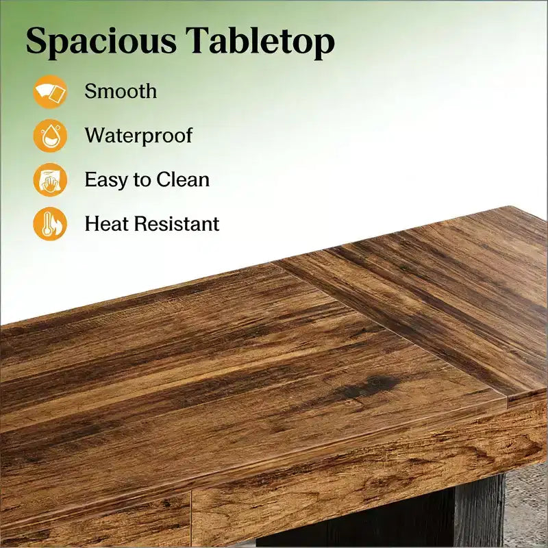 Table haute GDFStudio Joyce Modern 71 aspect bois