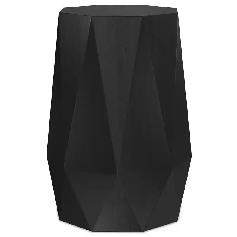 Renley SOLID ACACIA WOOD 15 inch Wide Polygon Contemporary Side Table, Fully Assembled