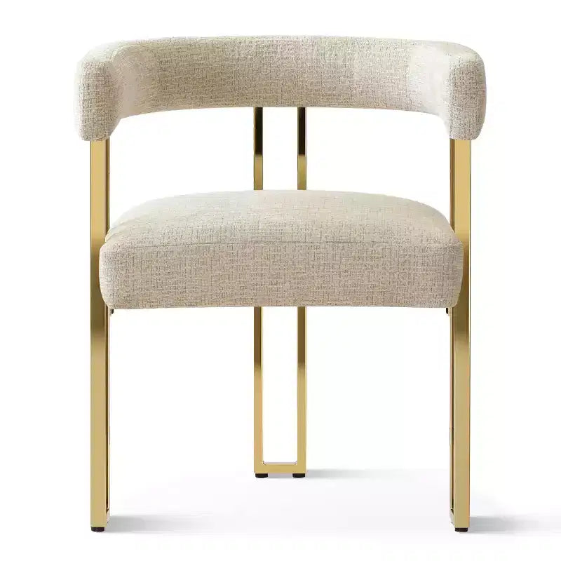 Ensemble de salle à manger extensible 47-83 pour 4 personnes, table en bois naturel et 4 chaises en chenille avec pieds en métal, idéal pour la cuisine-Panipeachy