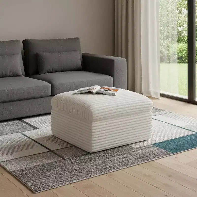 30 Corduroy Ottoman