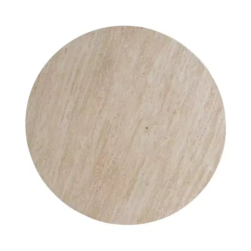 Table d'appoint cannelée en bois moderne Ursule